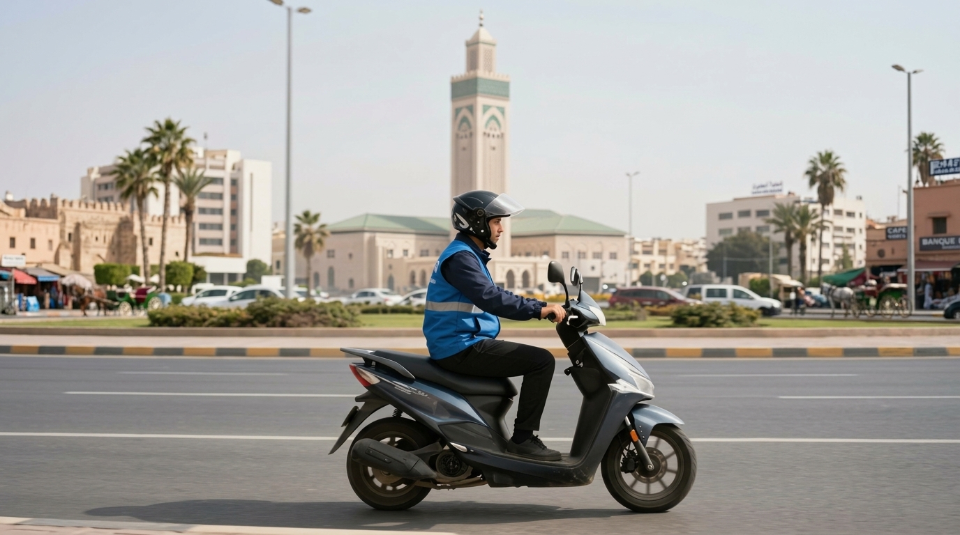 Coursier Motorisé à Casablanca : pour tous les professionnels et particuliers de la ville