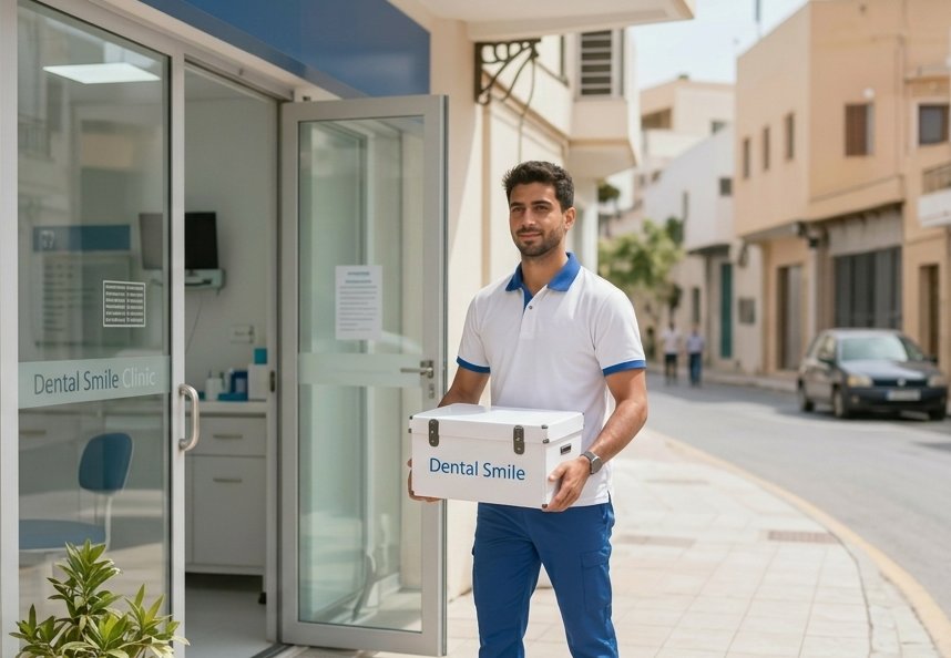 Service de livraison pour les professionnels du secteur dentaire au Maroc